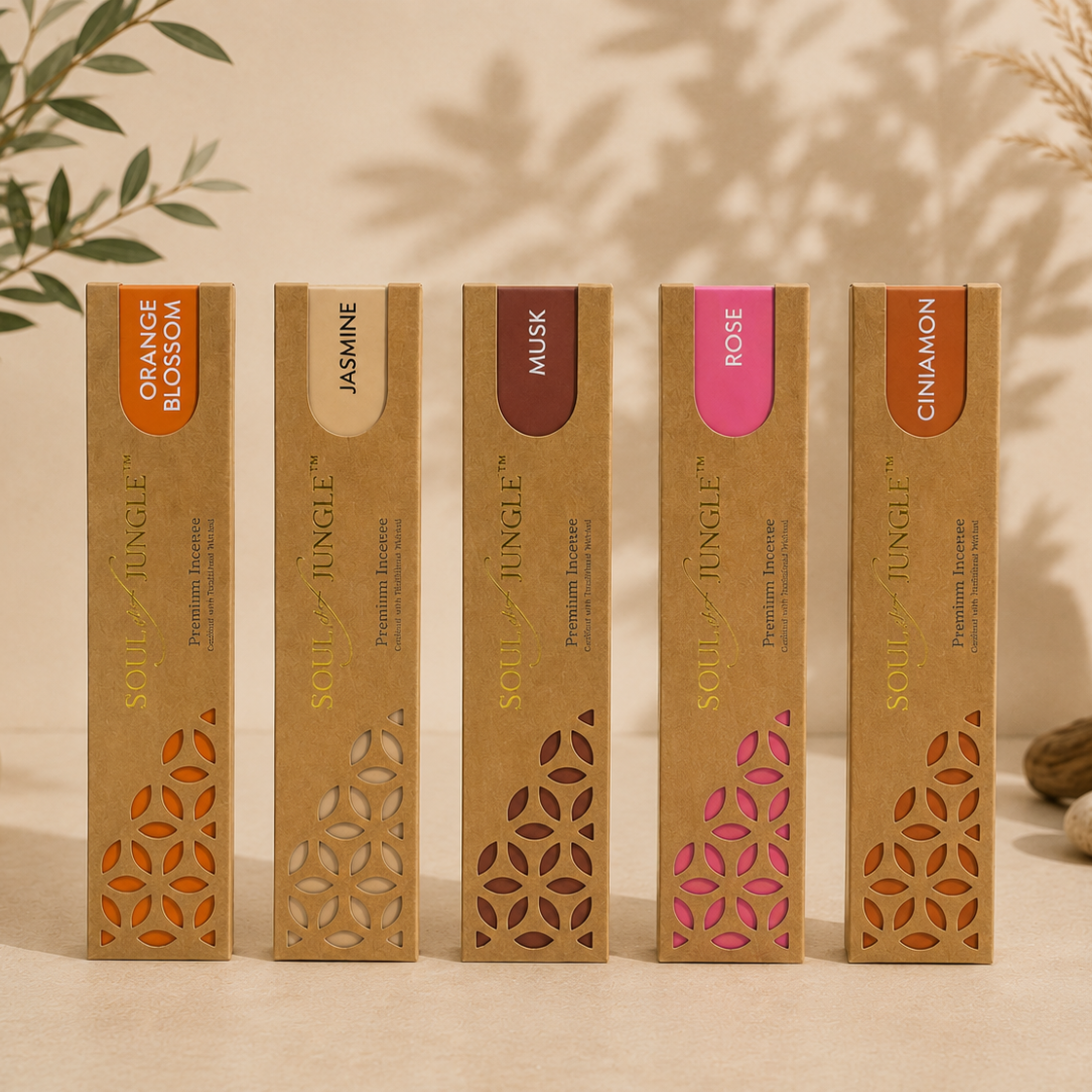 Soul of Jungle™ Floral & Spice Essence Collection – 5 in 1 Combo Pack