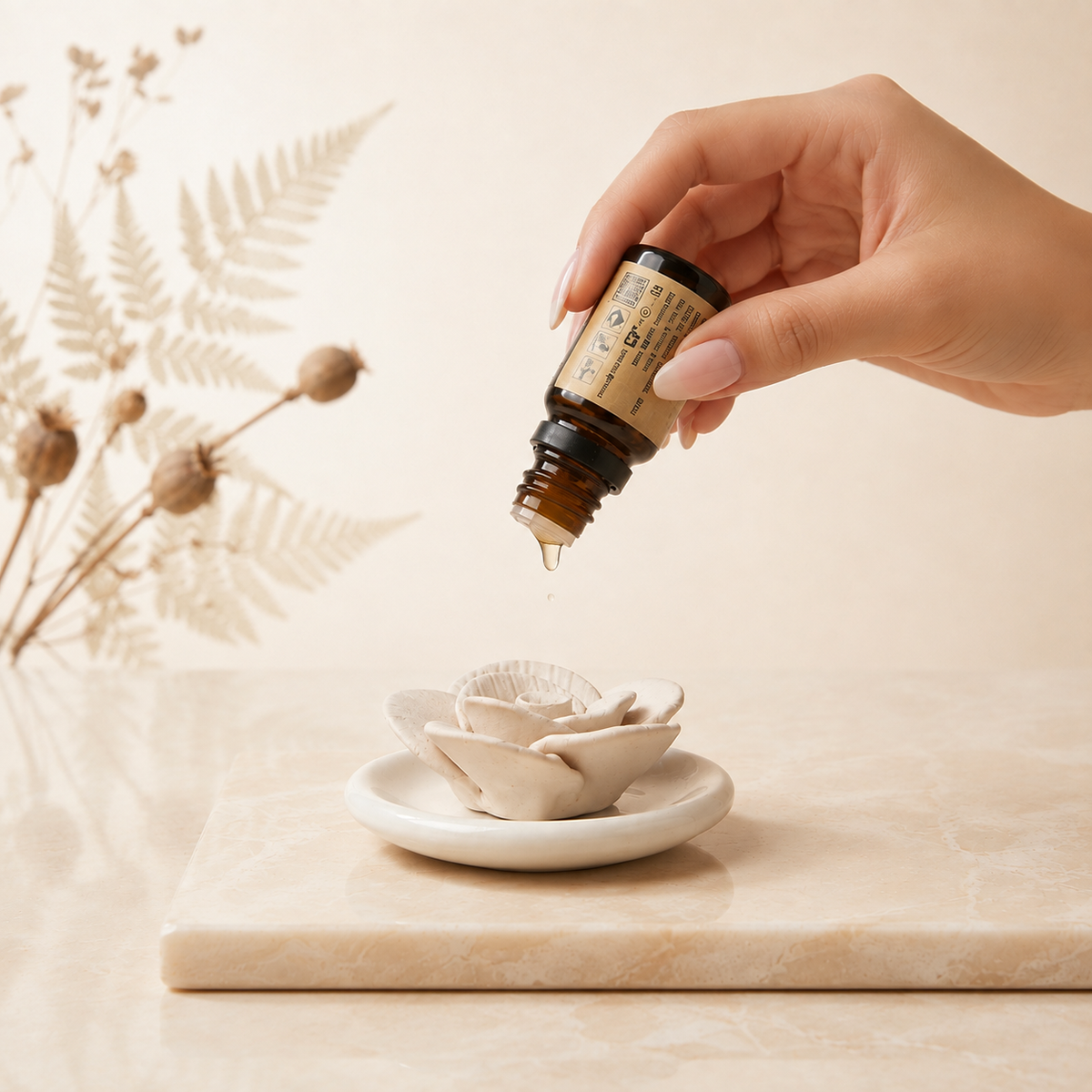 Ceramic Bloom Diffuser-Lemongrass