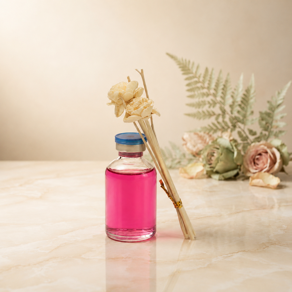 Floral Reed Diffuser-Periwinkle Dream