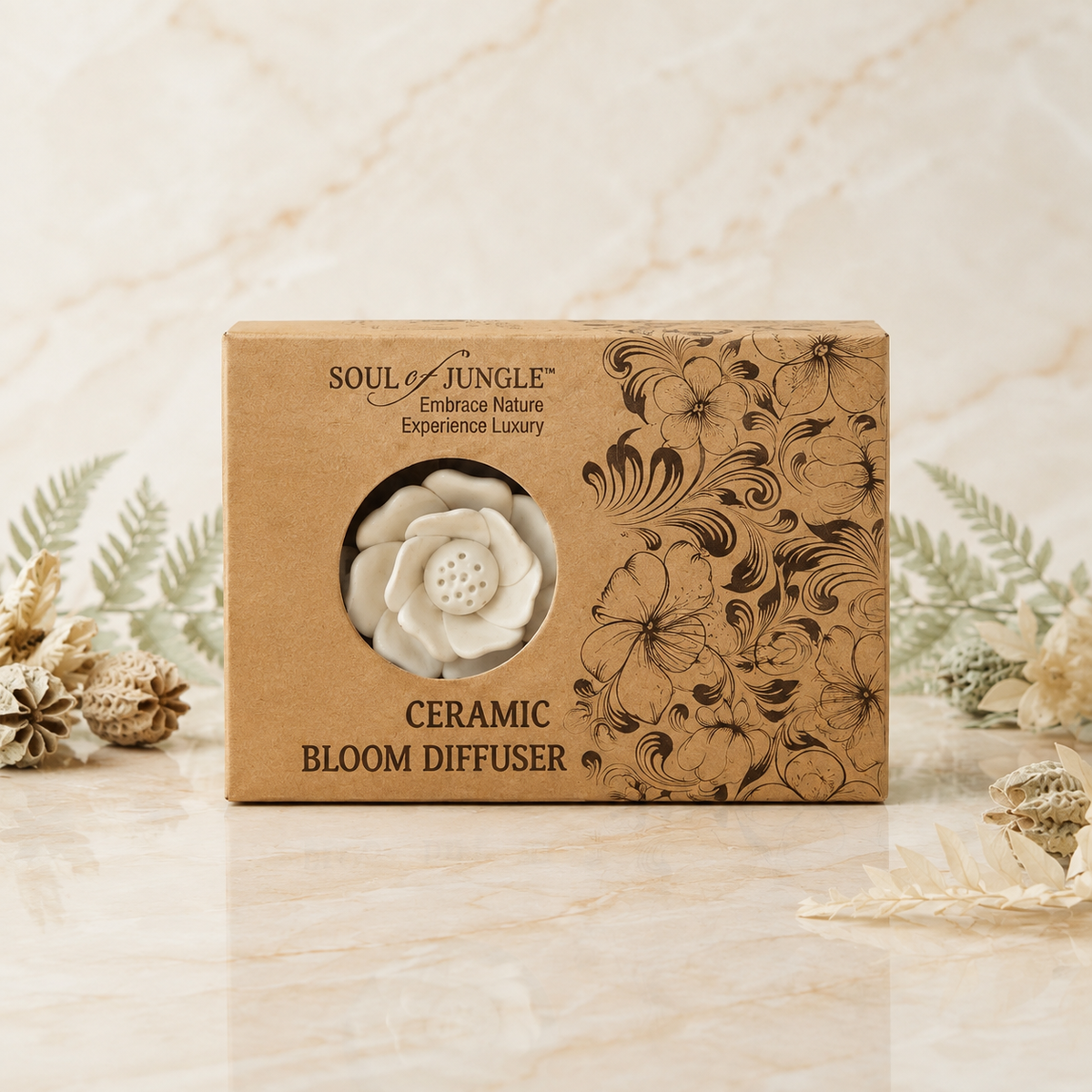 Ceramic Bloom Diffuser-Jasmine