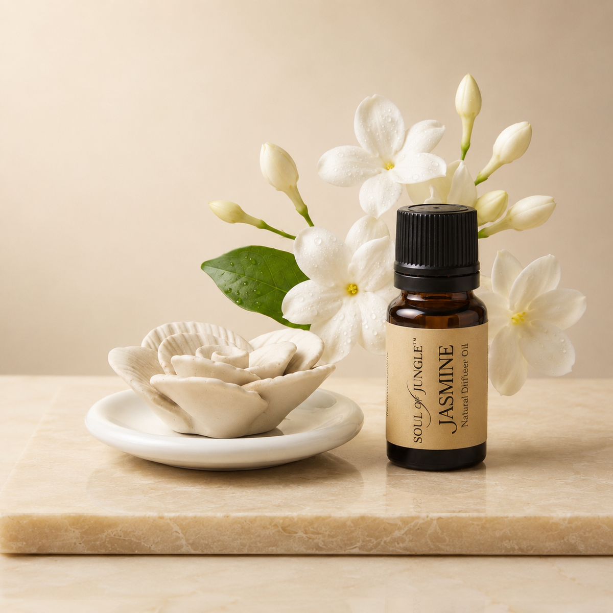Ceramic Bloom Diffuser-Jasmine