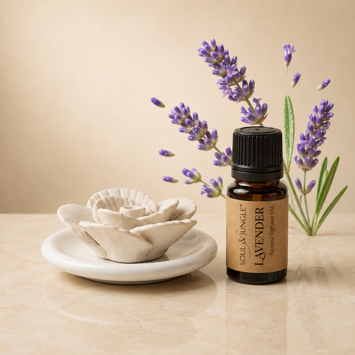 Ceramic Bloom Diffuser-Lavander