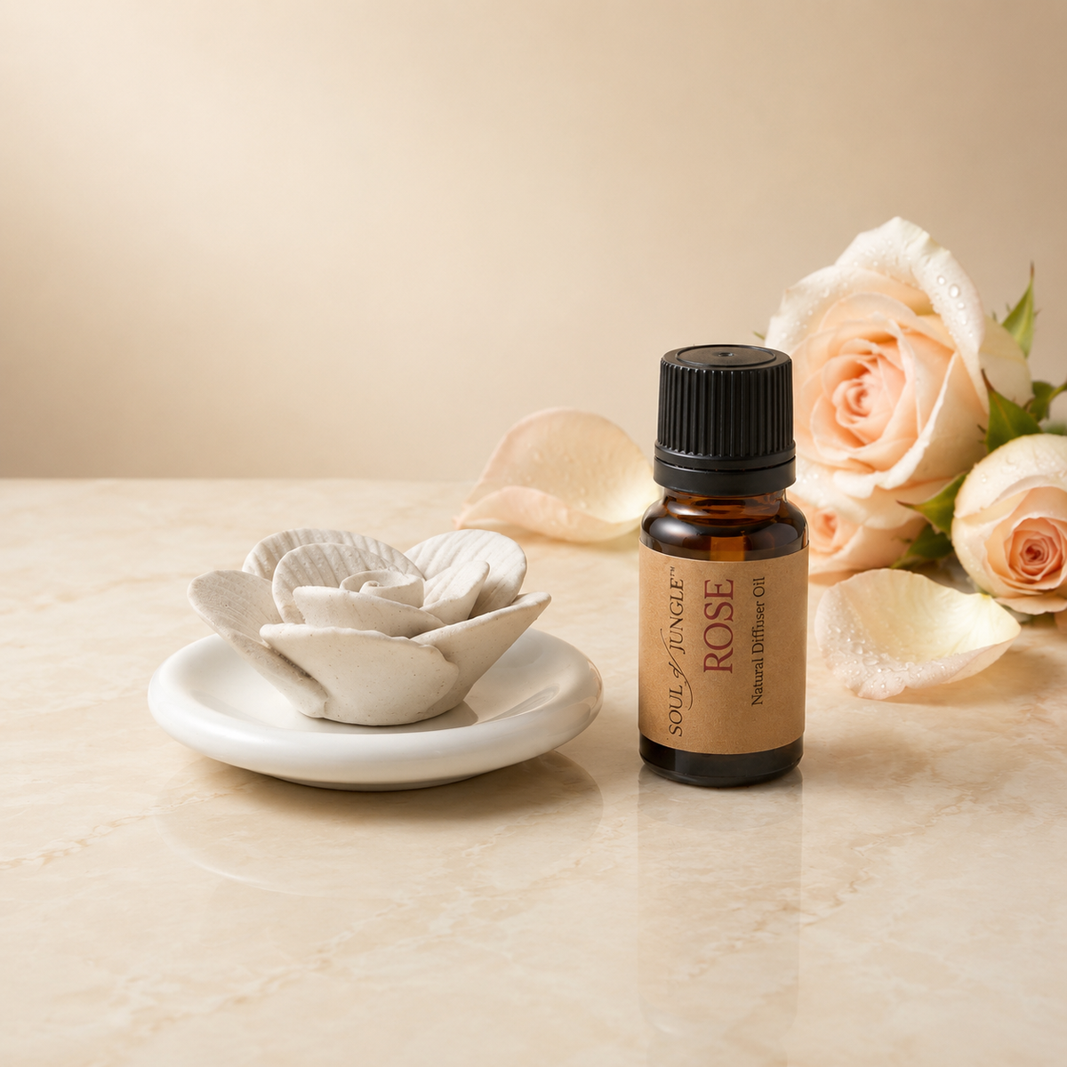 Ceramic Bloom Diffuser-Rose