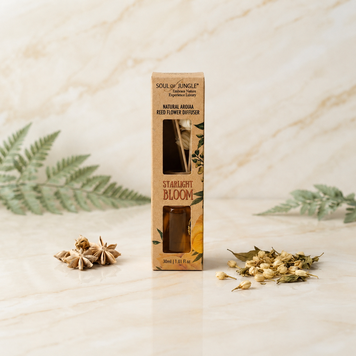 Floral Reed Diffuser-Starlight Bloom