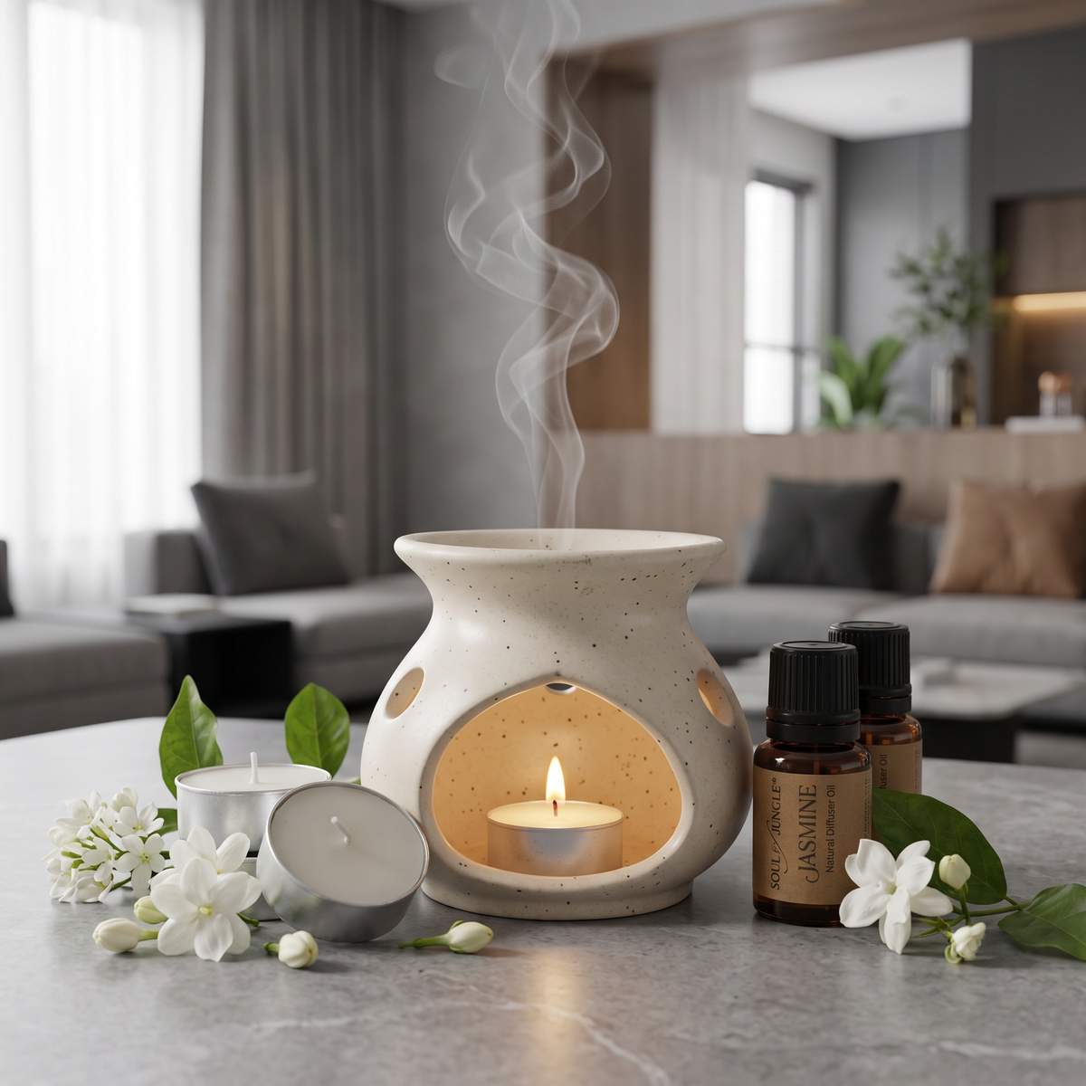 Jasmine Diffuser Set