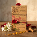 Soul of Jungle Natural Diffuser Oil Gift Set – Sandalwood, Rose, Jasmine, (10ml Each)